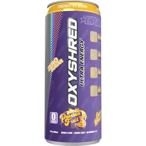 OxyShred Energy RTD Passionfruit 355mL