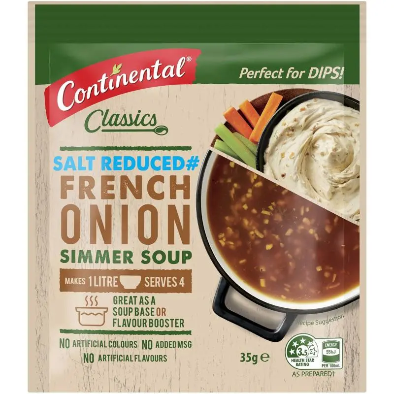 Continental Soup French Onion Salt Reduced 35g