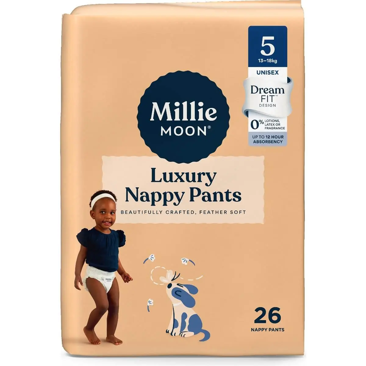 Millie Moon Luxury Nappy Pants Size 5