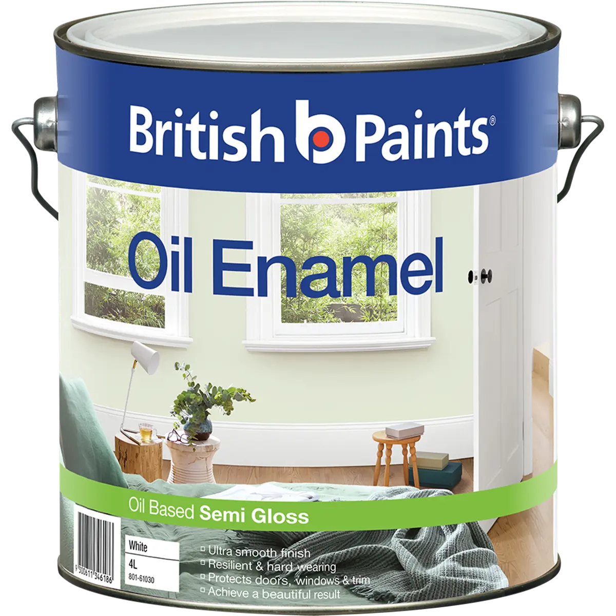 British Paints Semi Gloss Oil Prep Coat 4L