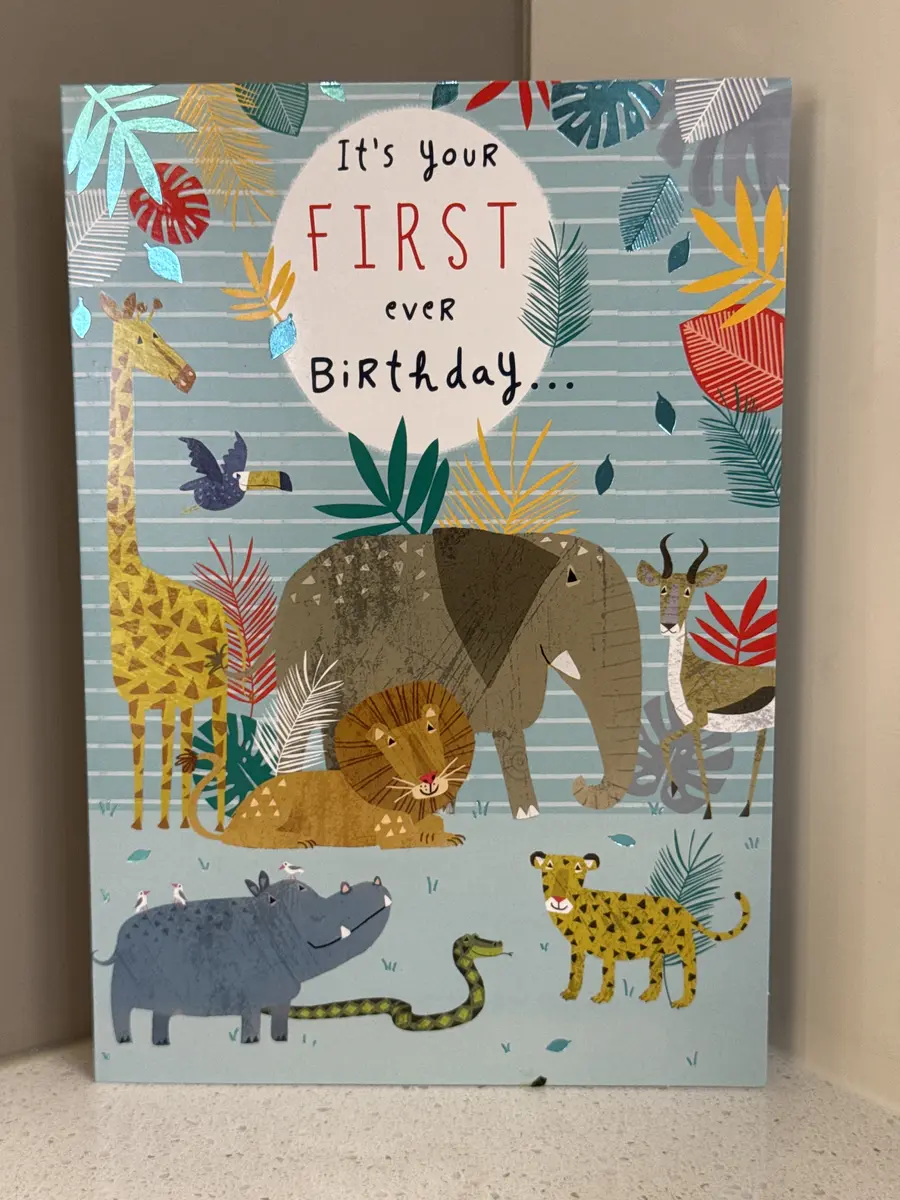 First Birthday Card