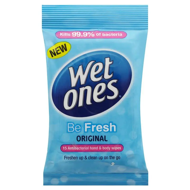 Wet Ones Hands & Body Wipes Be Fresh Wipes X 15