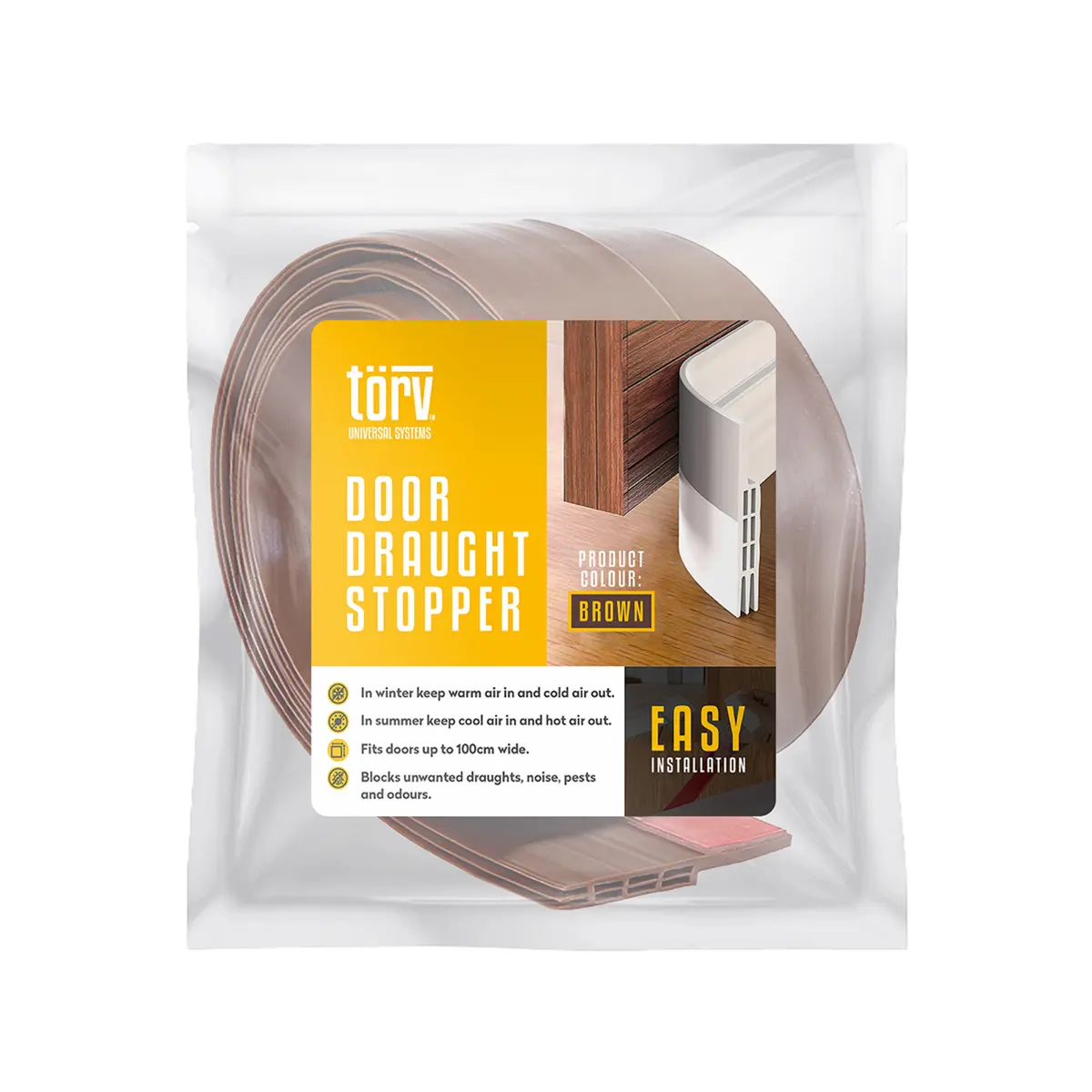 Torv 100cm Brown Draught Stopper