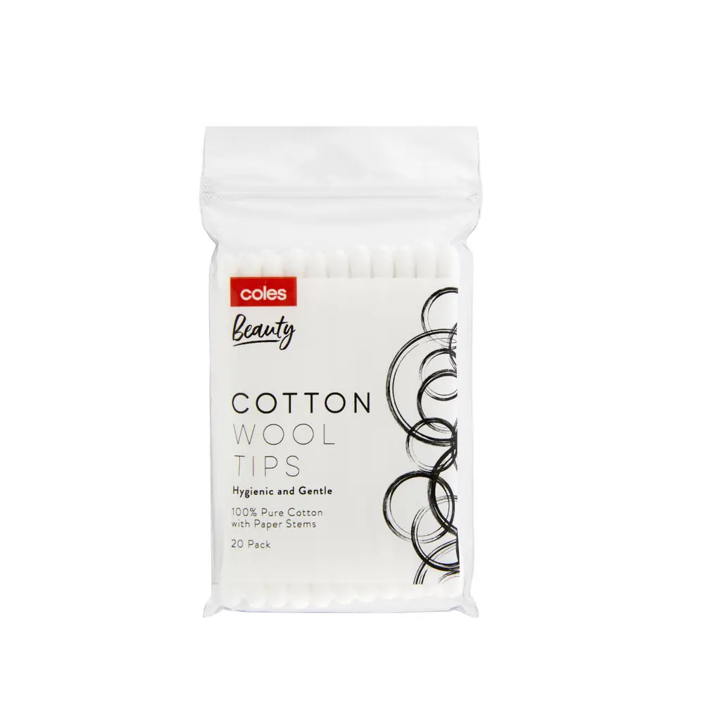 Cotton Wool Tips Paper Stem