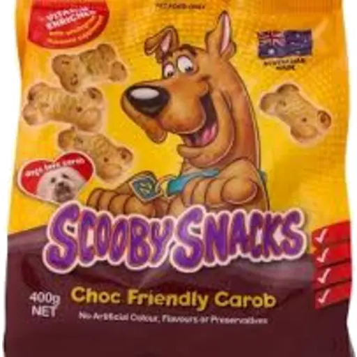 Scooby Snacks Choc Friendly Carob 400g