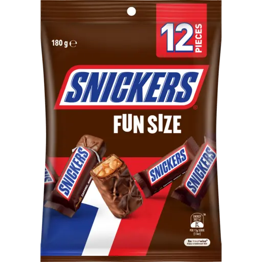 SNICKERS Funsize 180g Bag