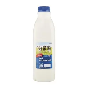Coles Full Cream Milk 1L