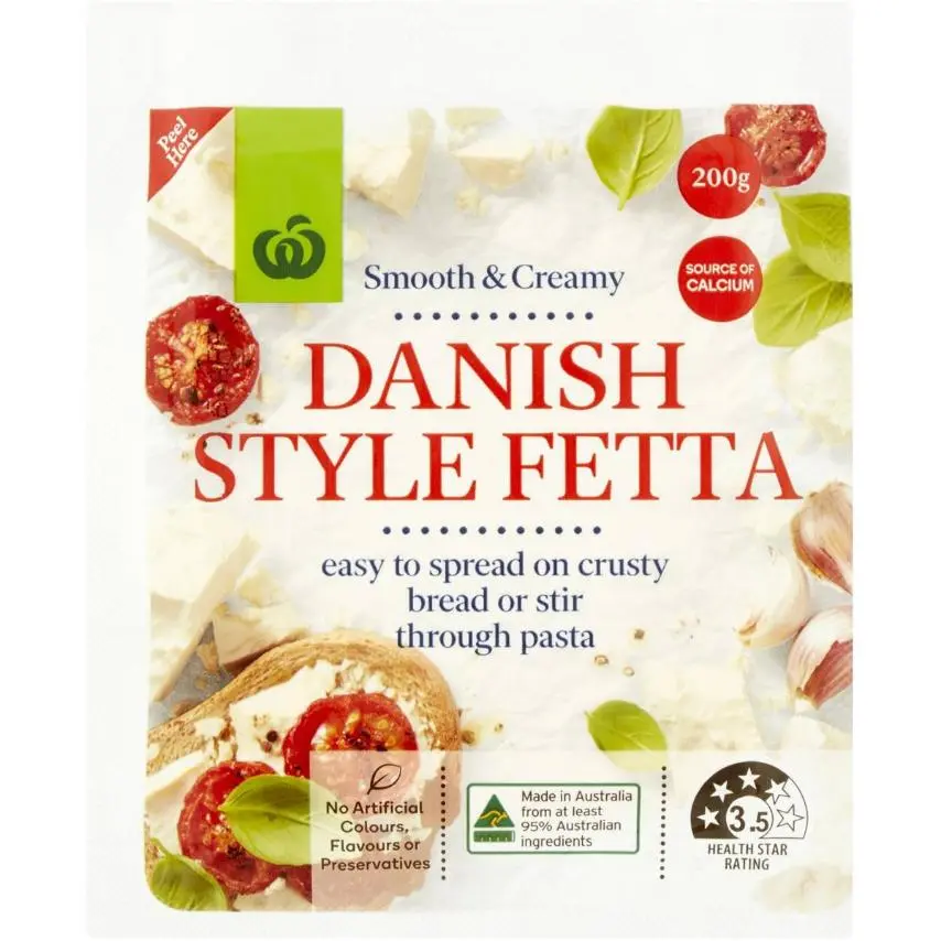 Woolworths Danish Style Fetta