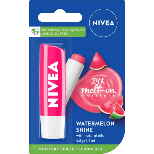 NIVEA LIP BALM WATERMELON SHINE 4.8G