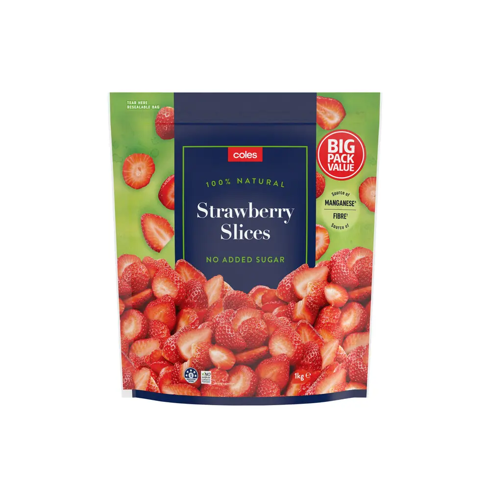COLES Strawberry Slices 1k