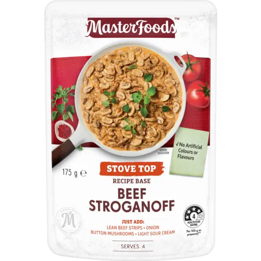 MASTERFOODS Recipe Base Beef Stroganoff 175g