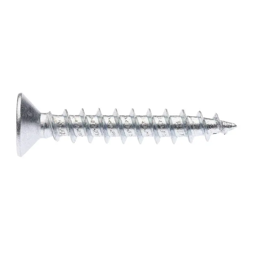 Zenith Timber Screws Countersunk Zinc 10Gx30mm (100 Pack)