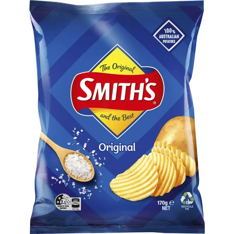 Smith's Crinkle Cut Potato Chips Original 170 G