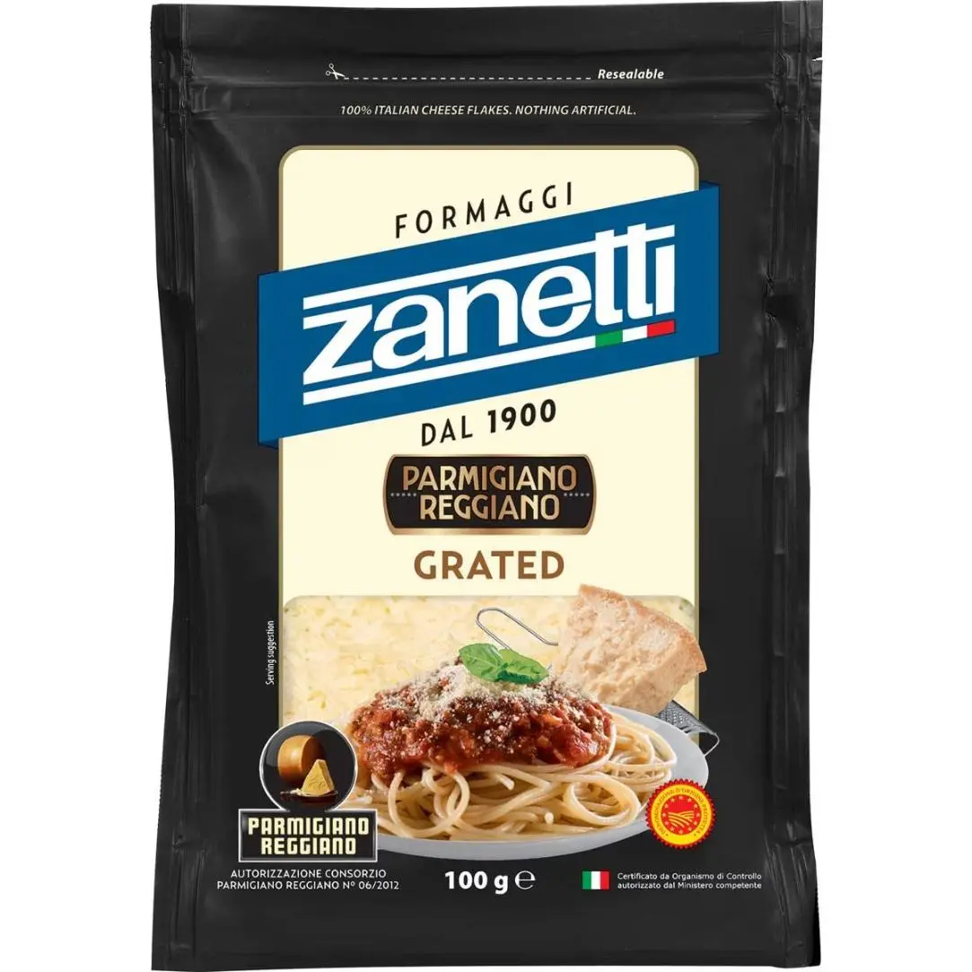 Zanetti Parmigiano Reggiano Grated Cheese