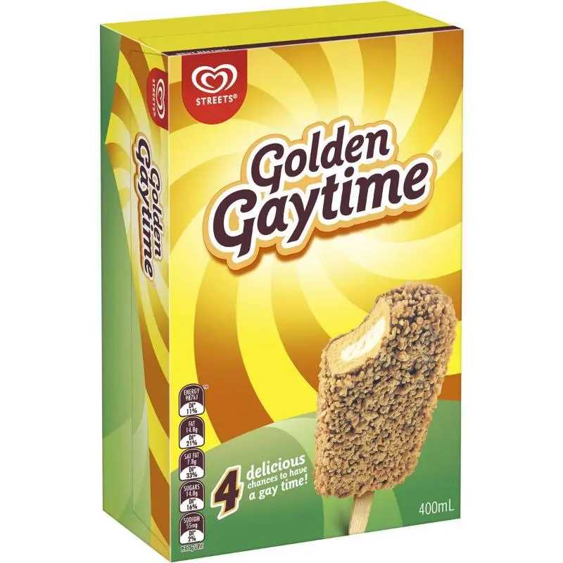 Golden Gaytime ICE CREAM GOLDEN 400 ML