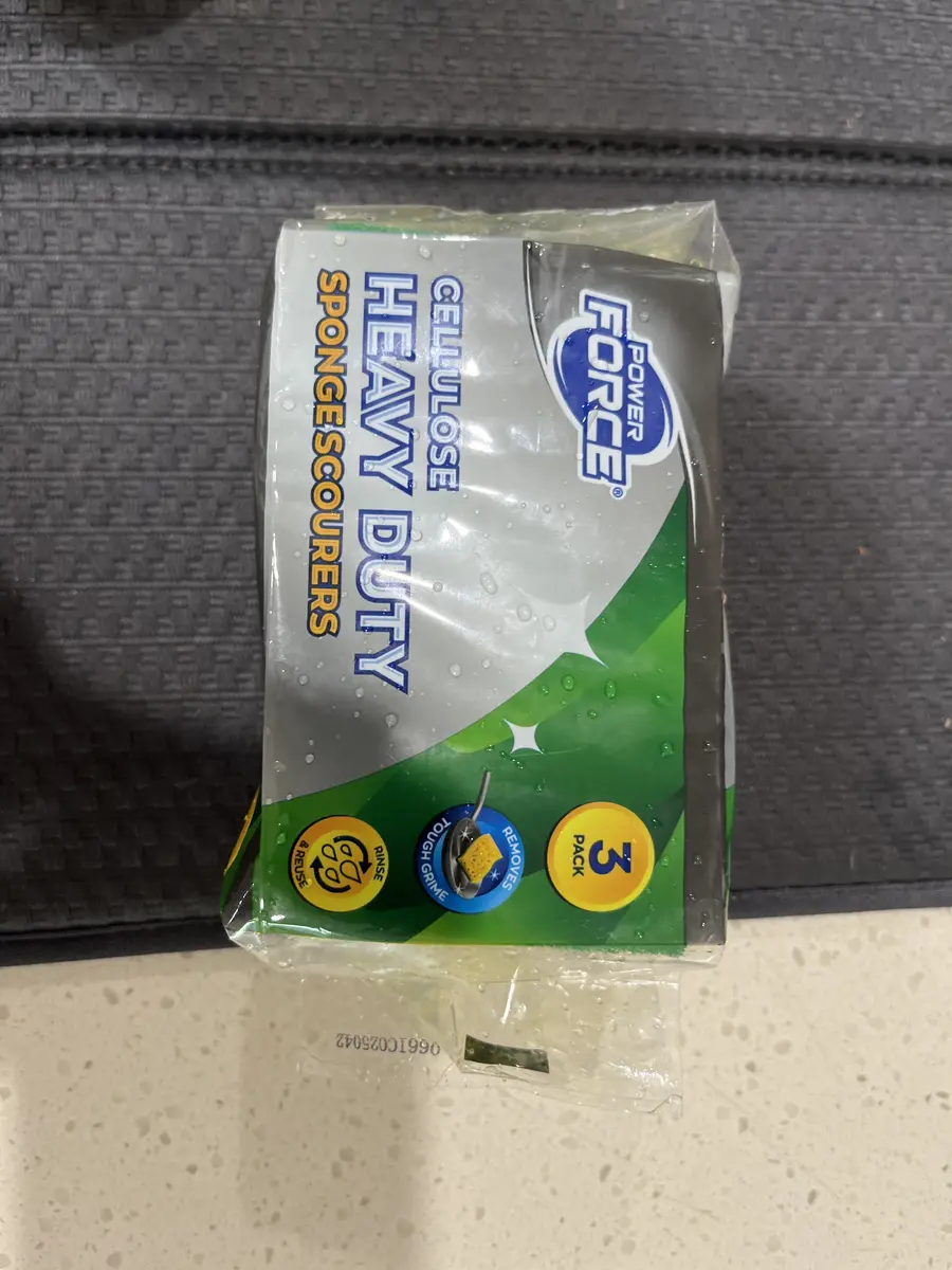 Power Force Cellulose Sponges 3pk