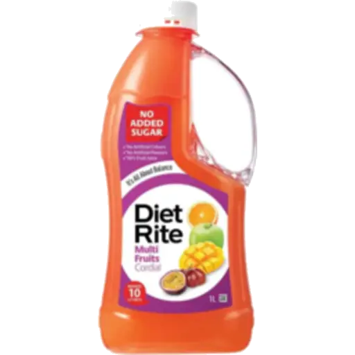 Diet Rite Cordial Multi Fruits 1l