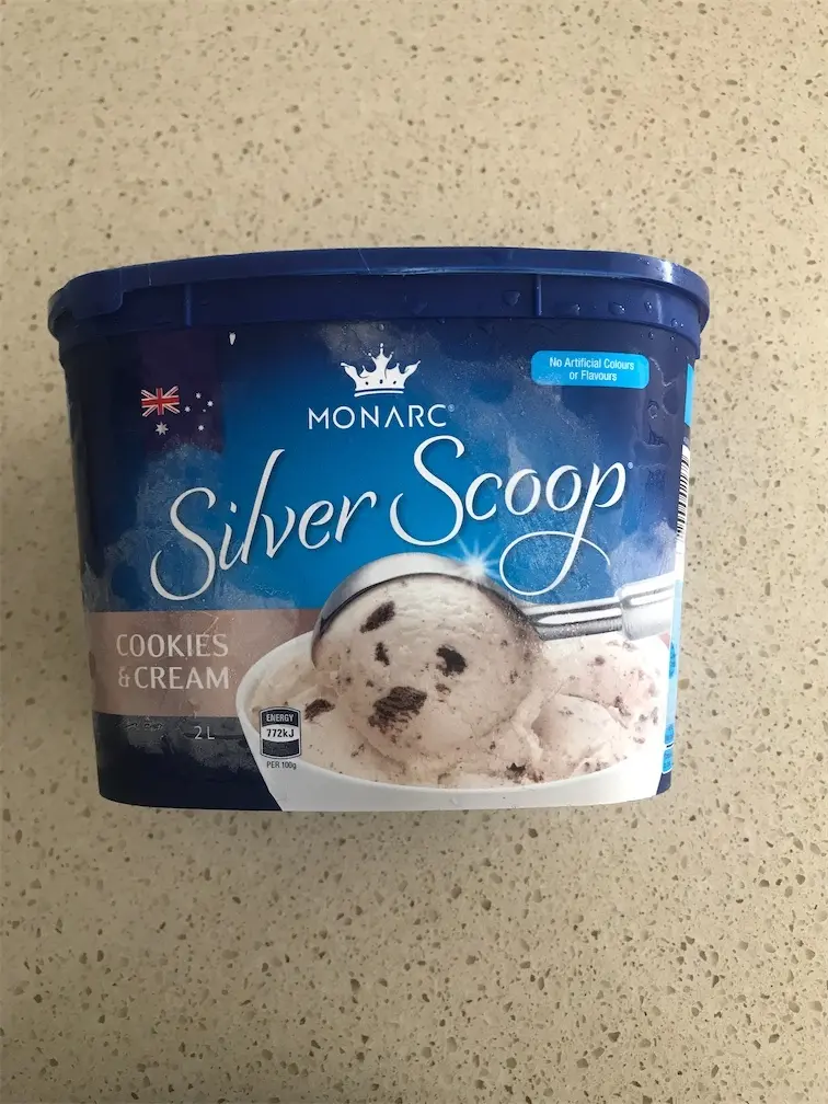 MONARC Silver Scoop Cookies & Cream 2L