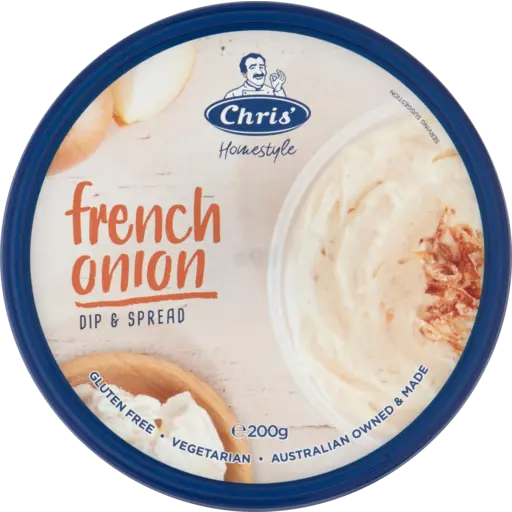 Chris Homestyle Dip French Onion 200g