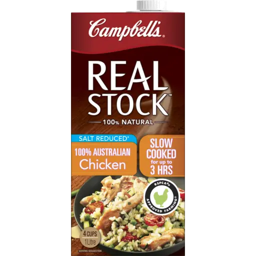 Campbell's Real Stock Chicken Salt Reduced 1L
