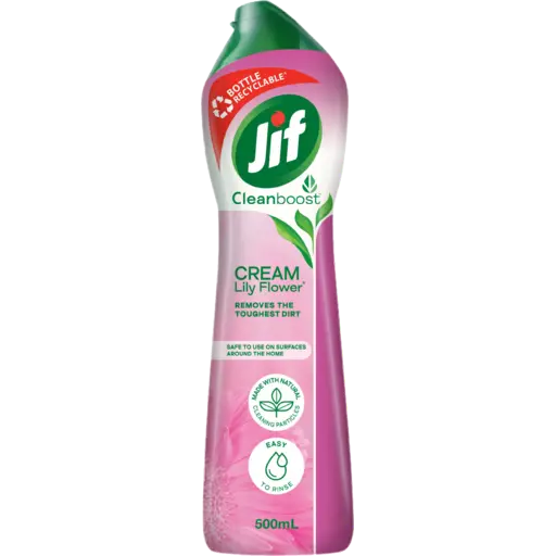 Jif Cream Cleanser Lily Flower 500mL