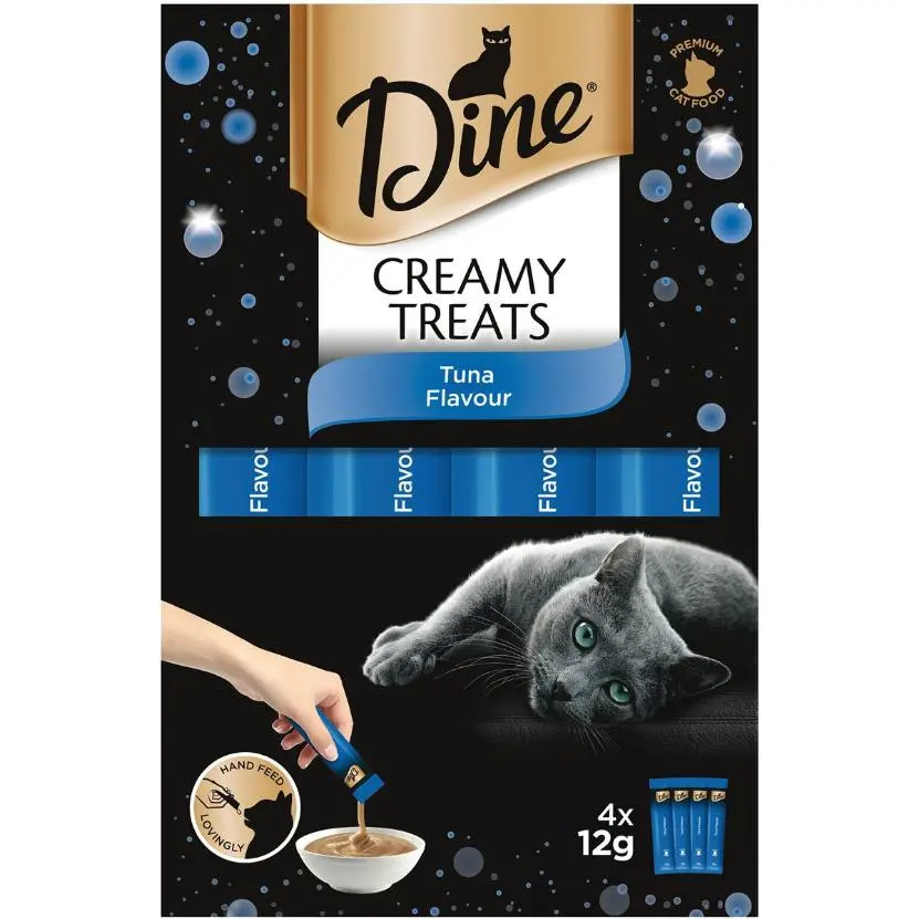 DINE Creamy Treats Tuna Flavour (12g x 4)