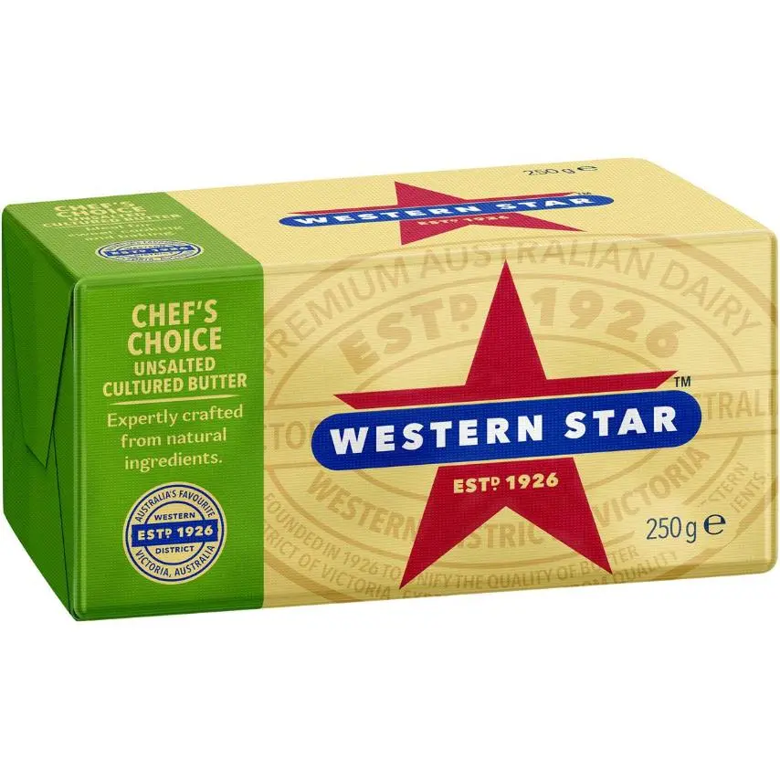 Western Star Unsalted Butter Block Chef's Choice