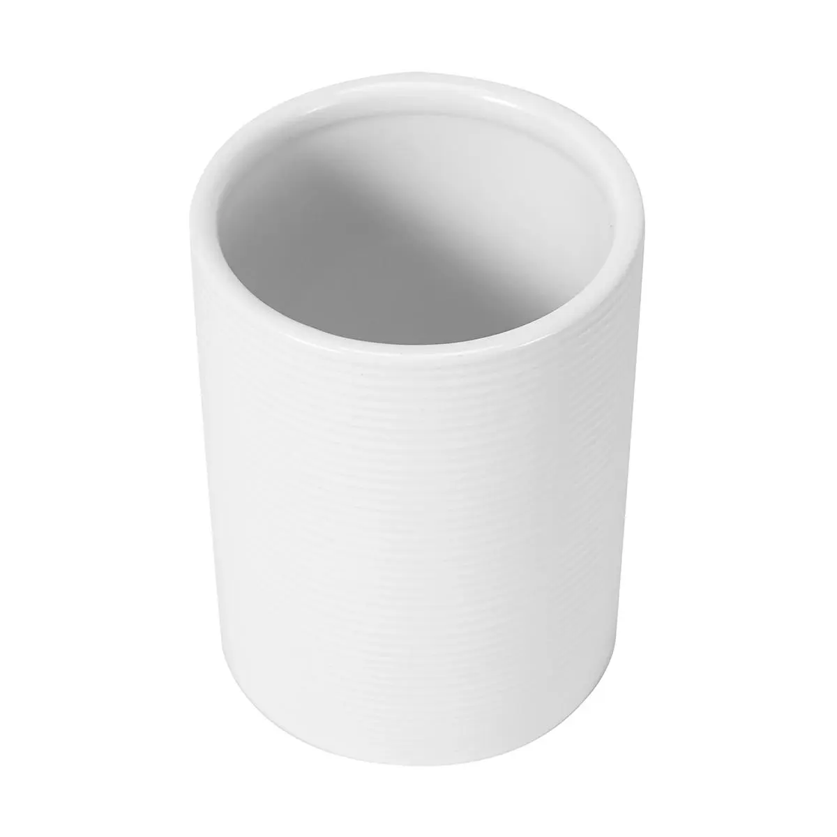 Ribbed Tumbler - White