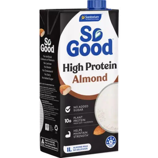Sanitarium So Good High Protein Almond Milk 1L
