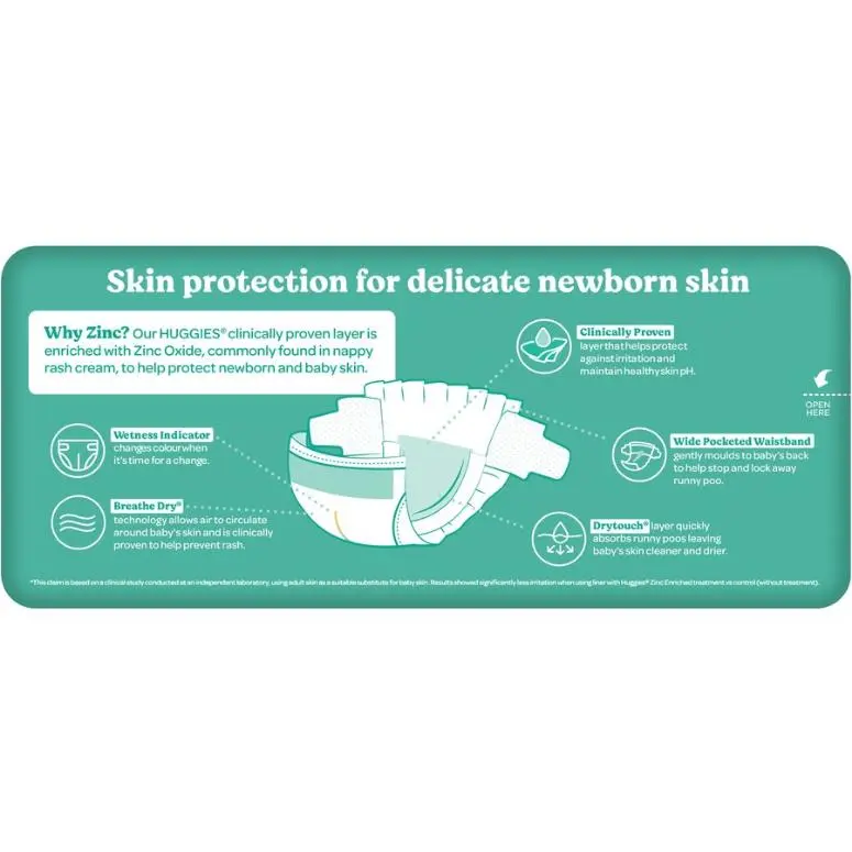 HUGGIES NAPPY SKIN PROTECTION SIZE 2 BULK 48 PCS