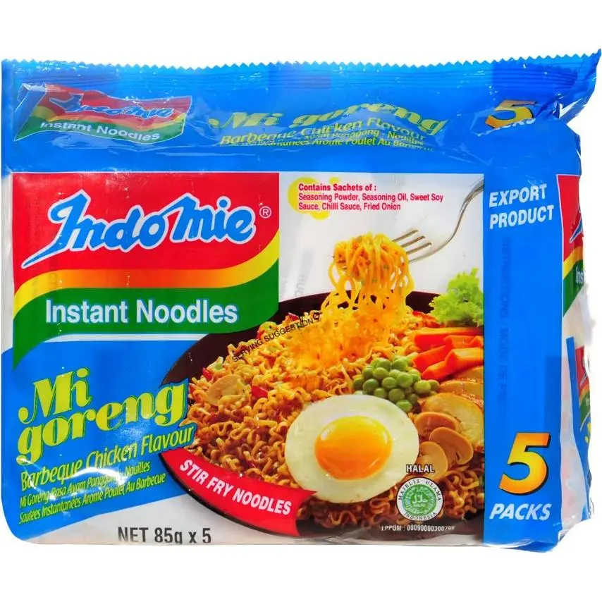 Indomie Noodles Mi Goreng Barbeque Chicken 5 Pack
