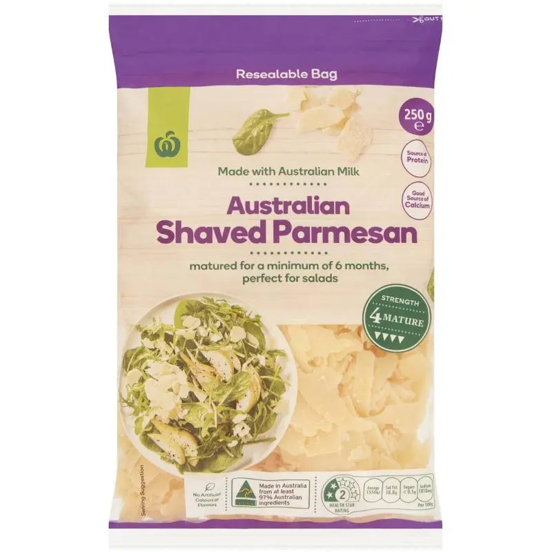 Woolworths Shaved Parmesan