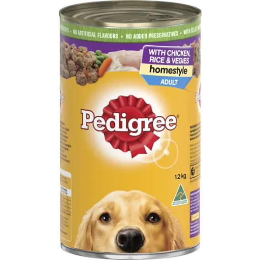 PEDIGREE Homestyle Chicken Rice and Vegetables 1.2kg