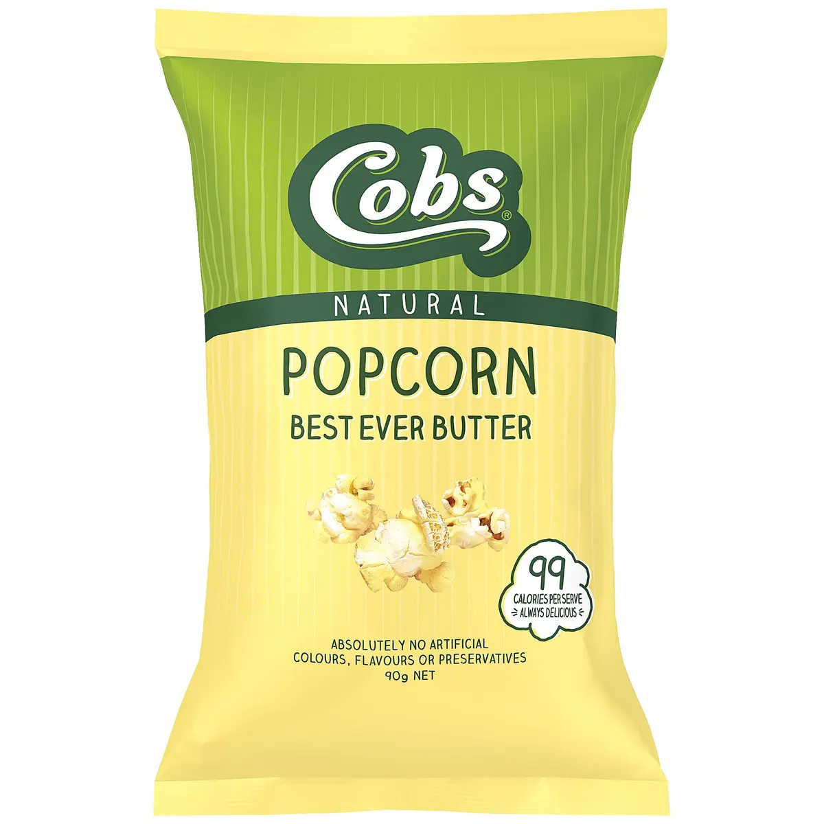 COBS NATURAL POPCORN BEST EVER BUTTER 90G