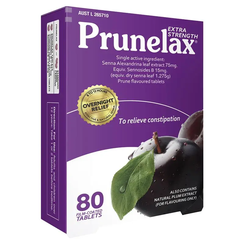 Prunelax Extra Strength 80 Tablets