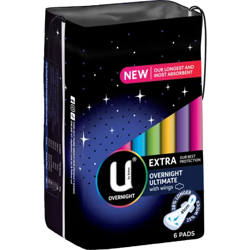 U BY KOTEX ULTIMATE 41CM 4X6 PCE