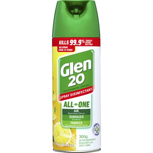 GLEN 20 DISINFECTANT AEROSOL CITRUS BREEZE 300g