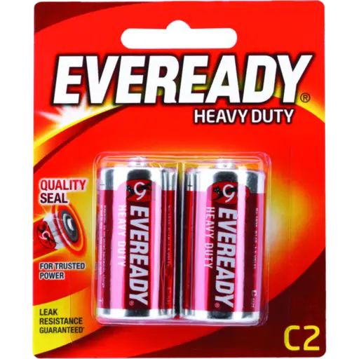 EVEREADY RED HEAVY DUTY BATTERY C 2EA