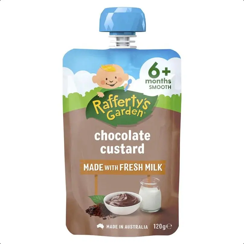 Raffertys Garden Cust Choc Pouch 120g