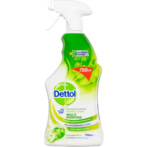 DETTOL MULTI PURPOSE CLEANER CRISP APPLE BURST TRIGGER 750ml