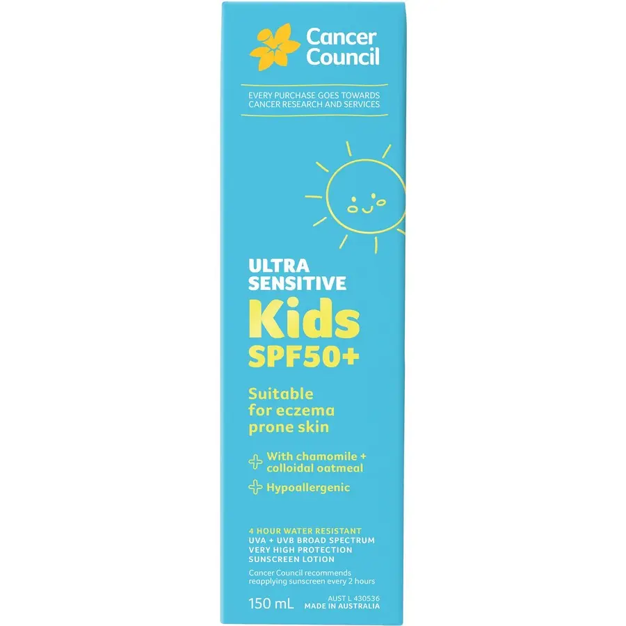 TCCA Kids Ultra Sensitive SPF50+ 150mL
