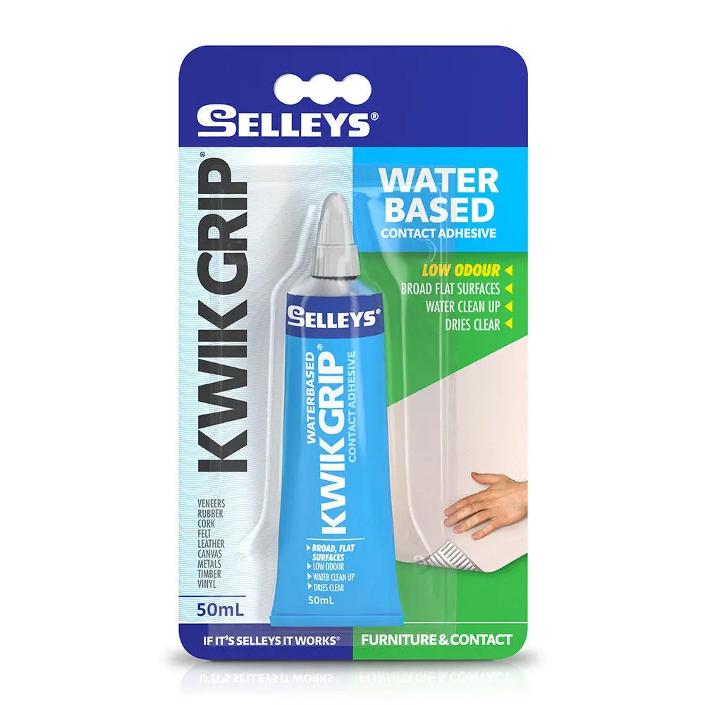 SELLEYS KWIK GRIP WATER BASED ADHESIVE 50ml