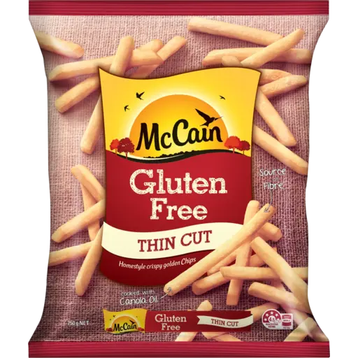 McCain Gluten Free Thin Cut Chips 750G