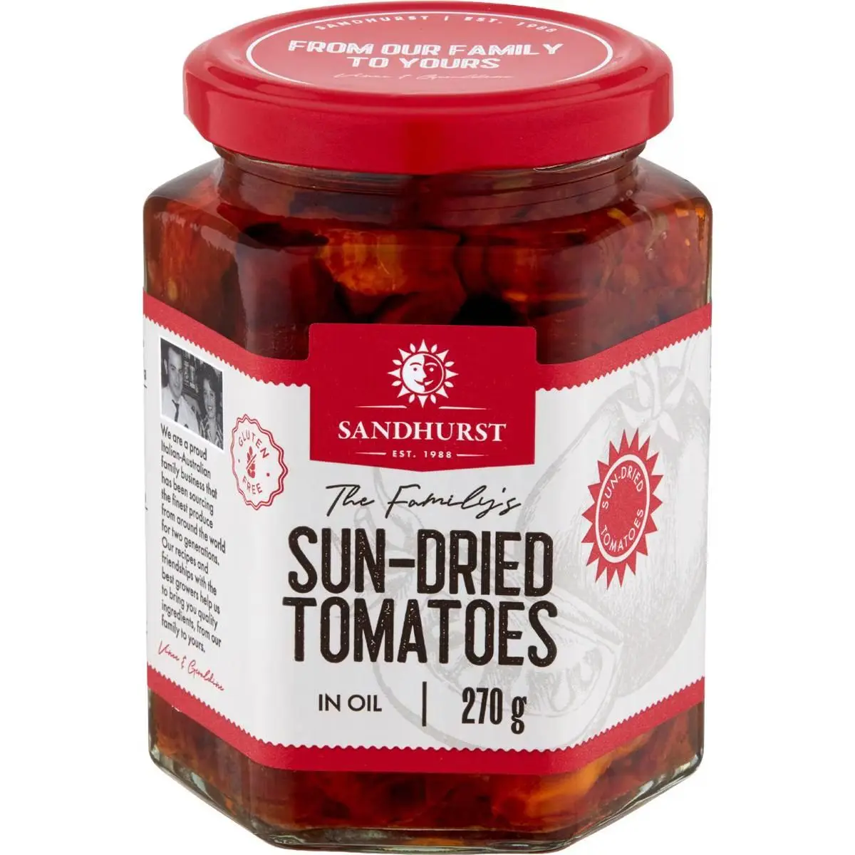 Sandhurst Sun-Dried Tomatoes 270g