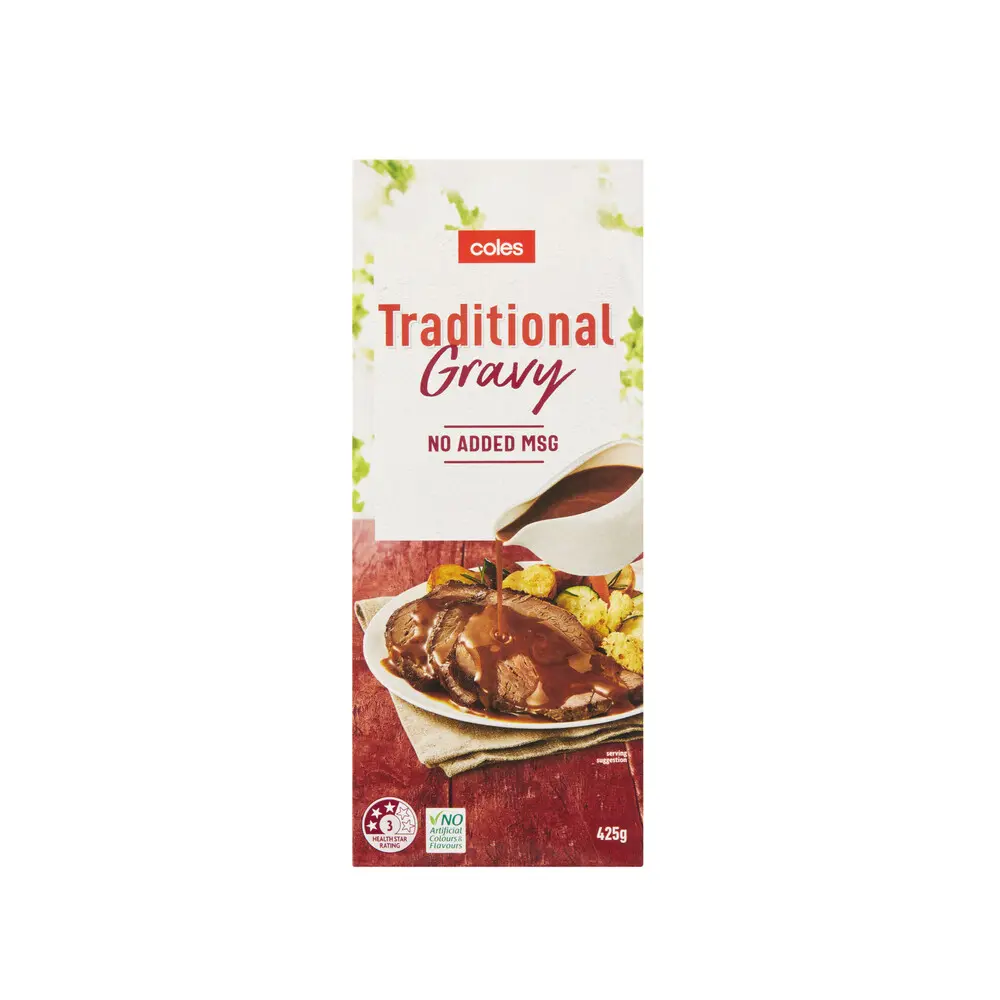 Coles Traditional Gravy Mix 425g