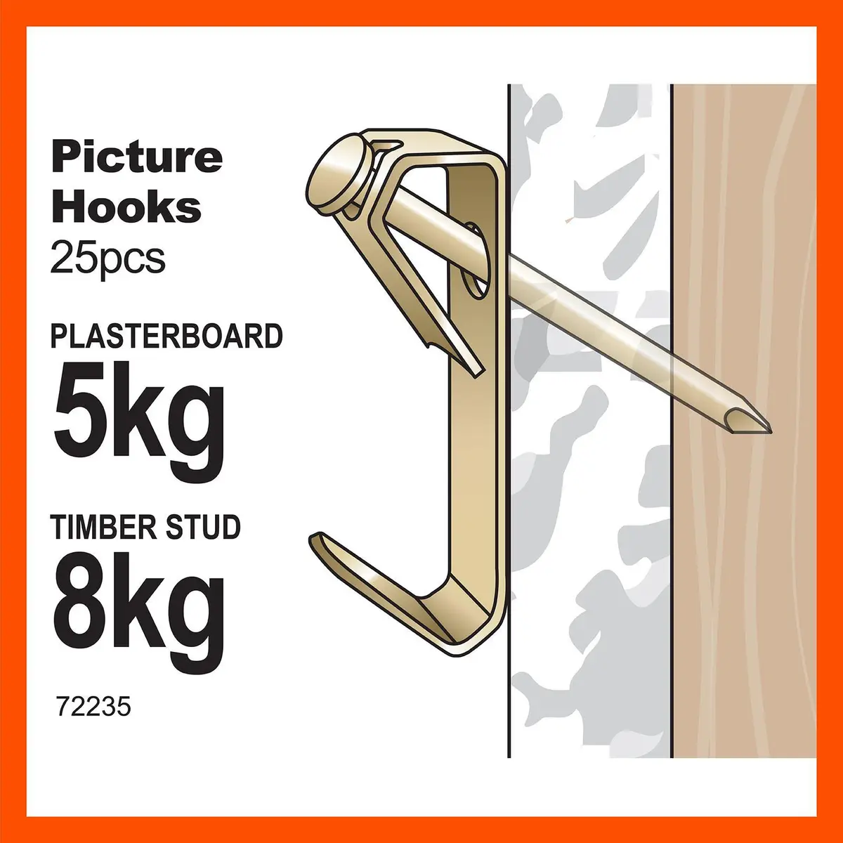 Everhang Picture Hanging Hooks 25pcs