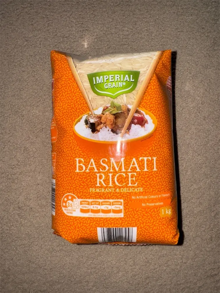 Imperial Grain Basmati Rice 1kg