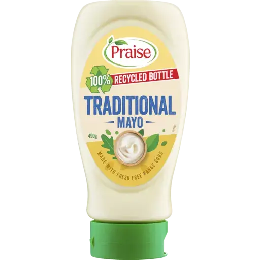 Praise Traditional Mayonnaise Squeeze Bottle 490g