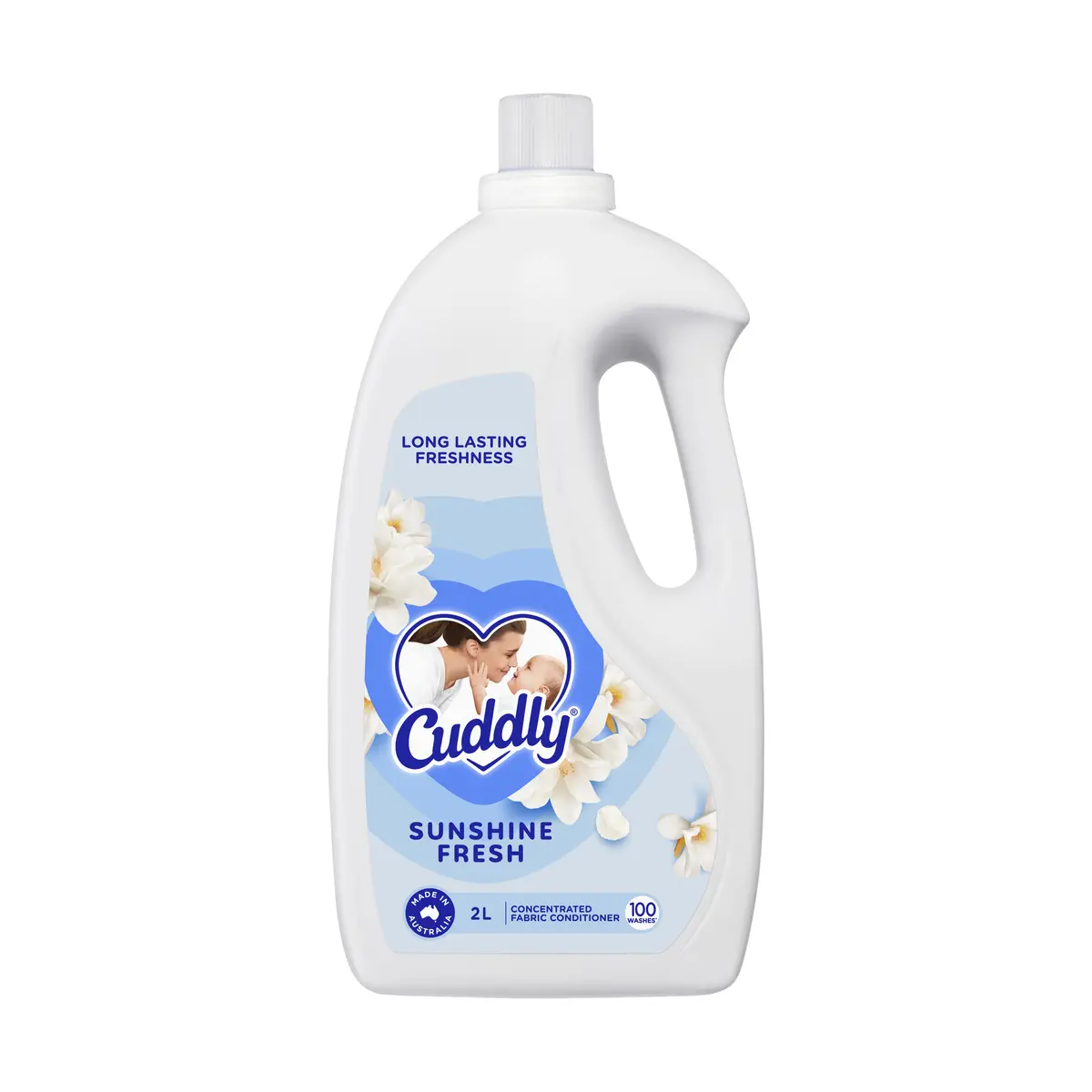 Cuddly Concentrate Liquid Fabric Softener 2L