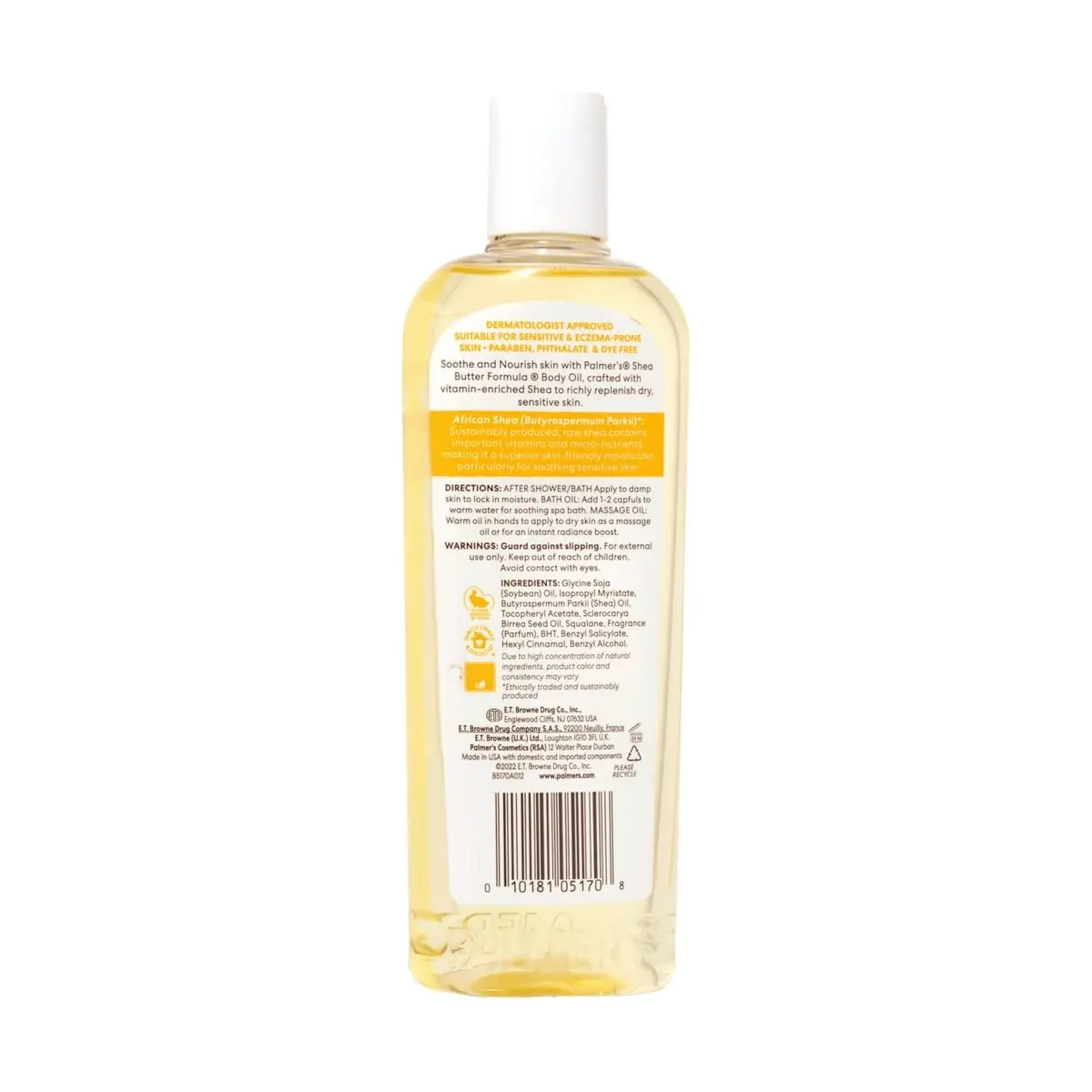 Palmers Shea Butter Nourish Body Oil 250ml
